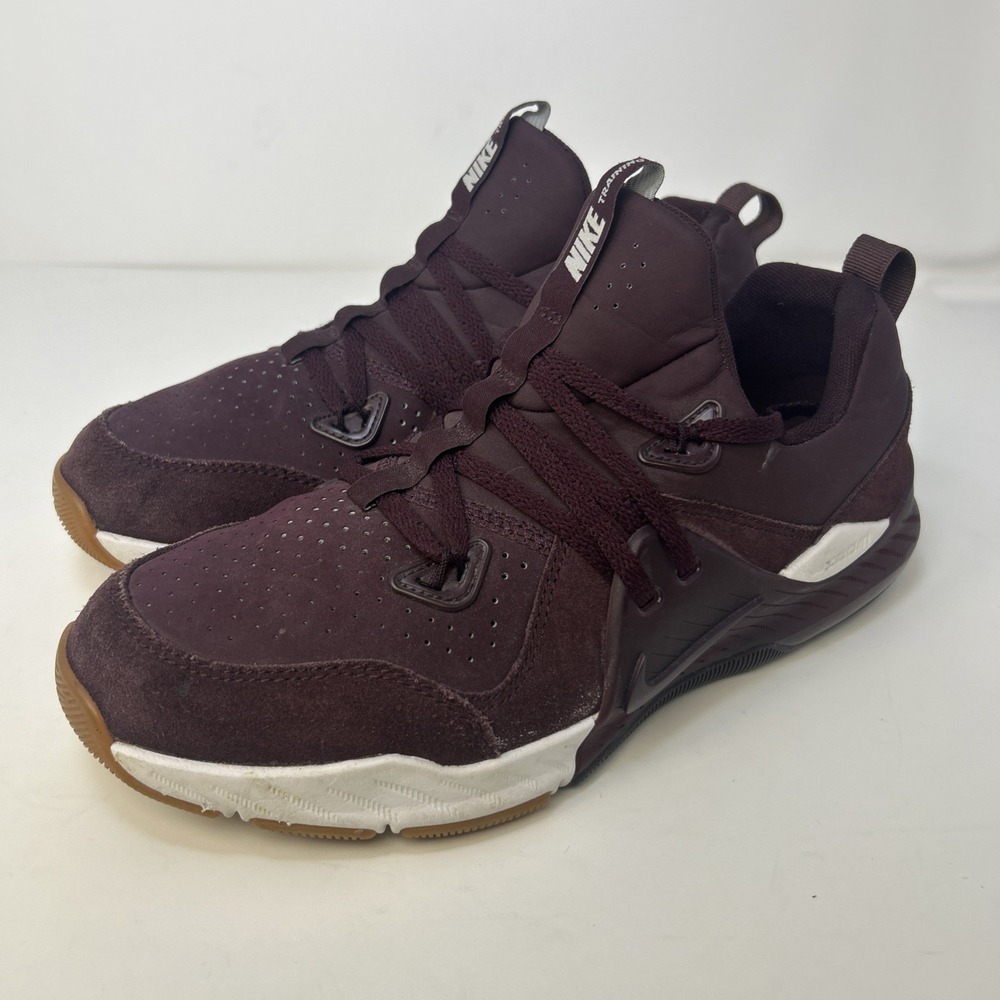 Nike Zoom‎ Train Command Leather Deep Burgundy Maroon Size 7.5 Men AA3984-609